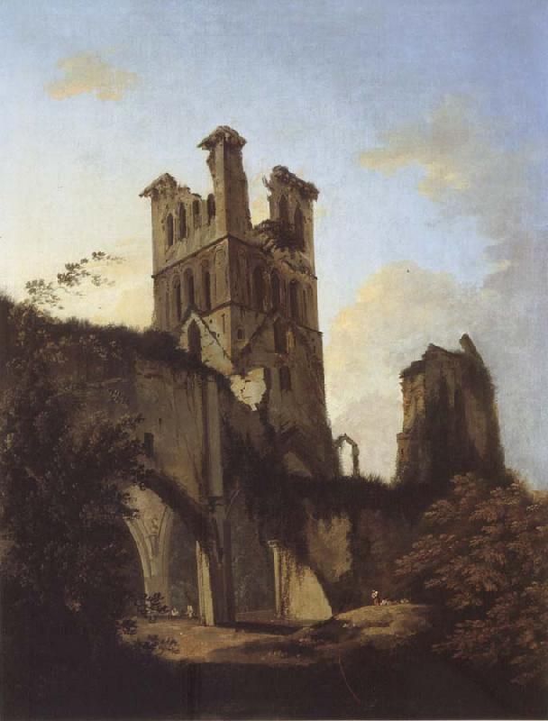 unknow artist Ruins of Llanthony Abbey oil painting picture